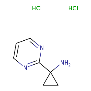 1-(Pyrimidin-2-yl)cyclopropan-1-amine dihydrochloride