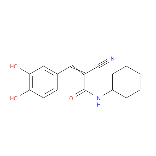 2-cyano-N-cyclohexyl-3-(3,4-dihydroxyphenyl)prop-2-enamide