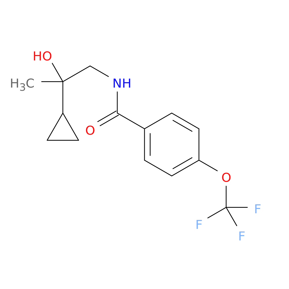 N-(2-cyclopropyl-2-hydroxypropyl)-4-(trifluoromethoxy)benzamide