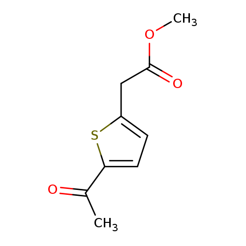methyl 2-(5-acetylthiophen-2-yl)acetate