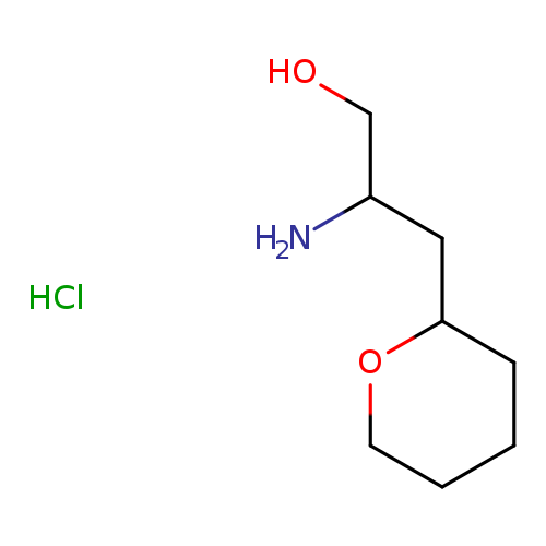 2-amino-3-(oxan-2-yl)propan-1-olhydrochloride