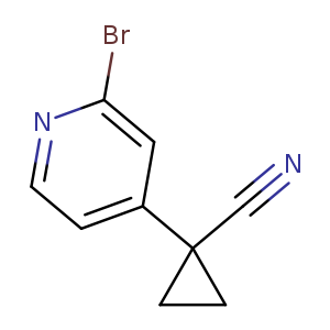 1-(2-Bromopyridin-4-yl)cyclopropanecarbonitrile