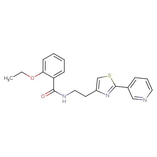 2-ethoxy-N-{2-[2-(pyridin-3-yl)-1,3-thiazol-4-yl]ethyl}benzamide