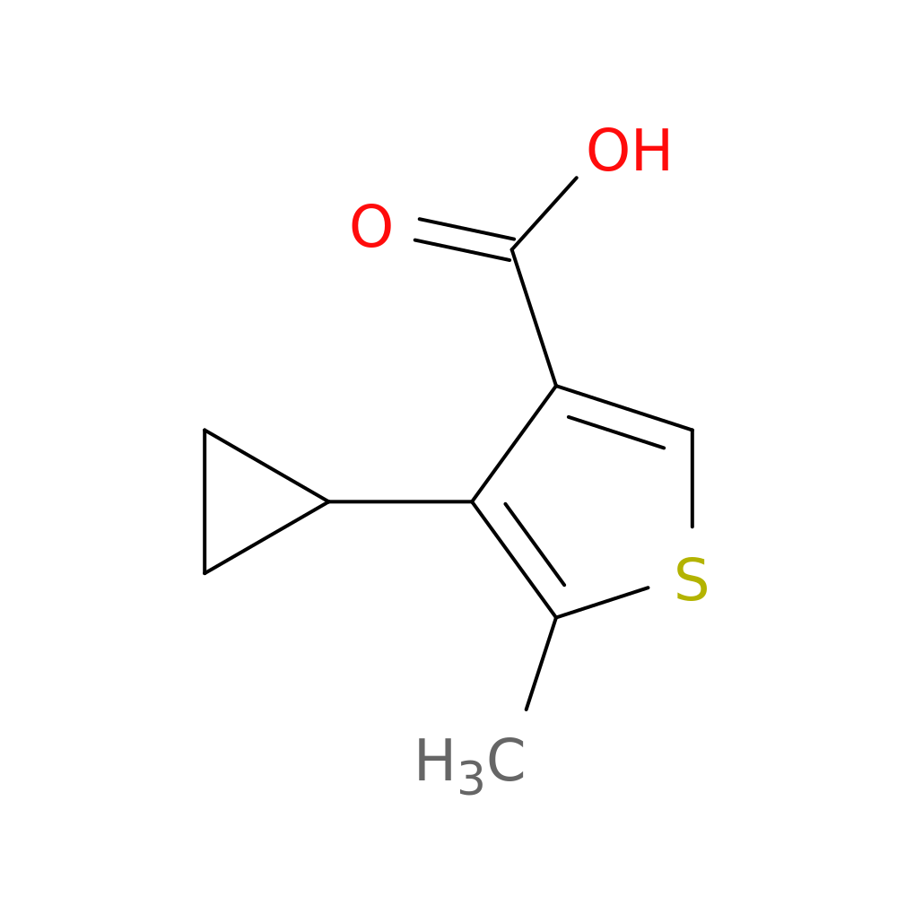 4-cyclopropyl-5-methylthiophene-3-carboxylic acid