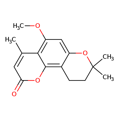 5-Methoxy-4,8,8-trimethyl-9,10-dihydro-2h,8h-pyrano[2,3-f]chromen-2-one