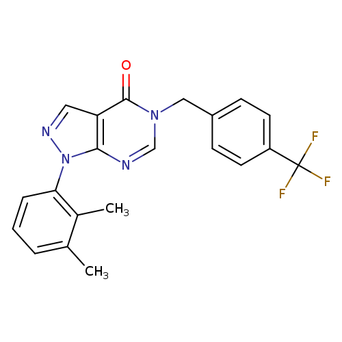1-(2,3-dimethylphenyl)-5-{[4-(trifluoromethyl)phenyl]methyl}-1H,4H,5H-pyrazolo[3,4-d]pyrimidin-4-one