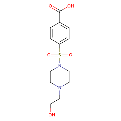 4-{[4-(2-Hydroxyethyl)piperazin-1-yl]sulfonyl}benzoic acid