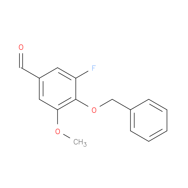 Benzaldehyde, 3-fluoro-5-methoxy-4-(phenylmethoxy)-