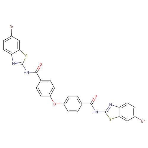 N-(6-bromo-1,3-benzothiazol-2-yl)-4-{4-[(6-bromo-1,3-benzothiazol-2-yl)carbamoyl]phenoxy}benzamide