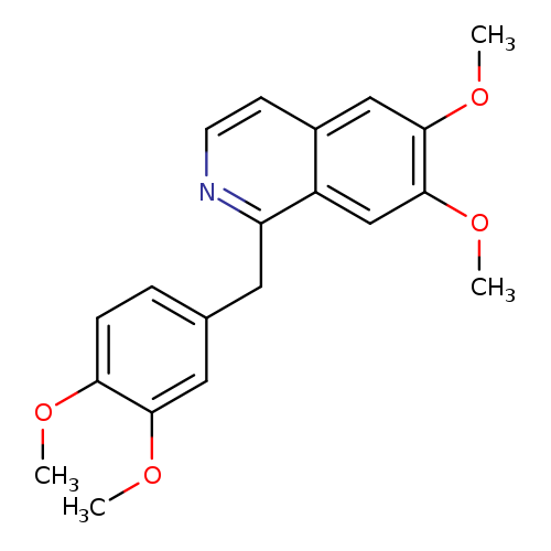 Isoquinoline, 1-[(3,4-dimethoxyphenyl)methyl]-6,7-dimethoxy-