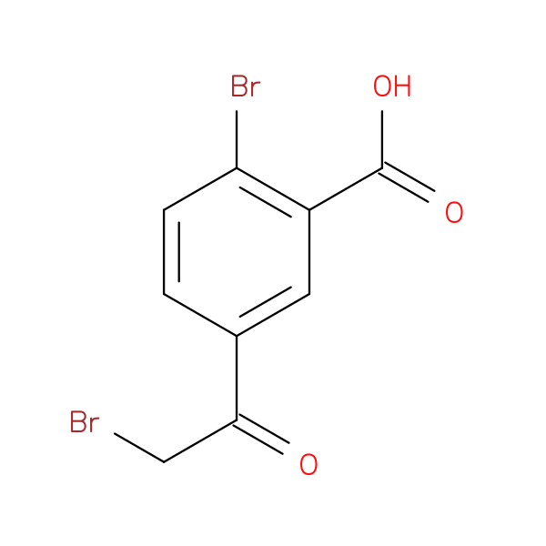 2-bromo-5-(2-bromoacetyl)benzoic acid