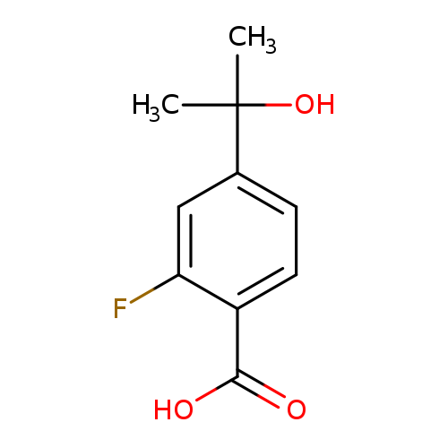 2-FLUORO-4-(2-HYDROXYPROPAN-2-YL)BENZOIC ACID