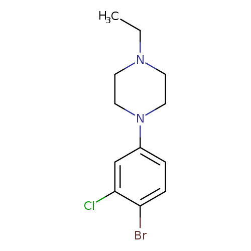 1-(4-Bromo-3-chlorophenyl)-4-ethylpiperazine