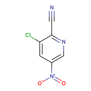 2-PYRIDINECARBONITRILE, 3-CHLORO-5-NITRO-