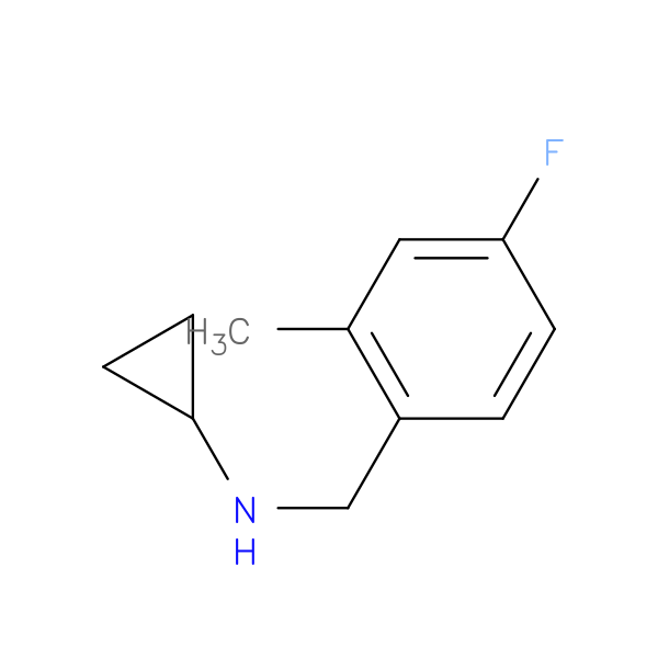 N-[(4-fluoro-2-methylphenyl)methyl]cyclopropanamine