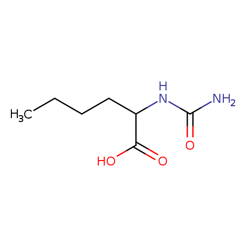 2-(Carbamoylamino)hexanoic acid