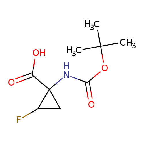 Cyclopropanecarboxylicacid, 1-[[(1,1-dimethylethoxy)carbonyl]amino]-2-fluoro-
