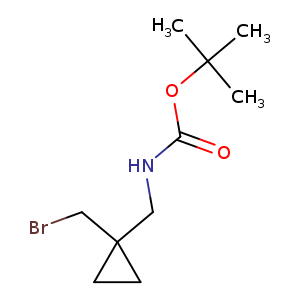 tert-butyl N-{[1-(bromomethyl)cyclopropyl]methyl}carbamate