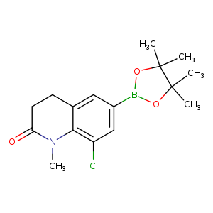 8-Chloro-1-methyl-6-(4,4,5,5-tetramethyl-[1,3,2]dioxaborolan-2-yl)-3,4-dihydro-1h-quinolin-2-one