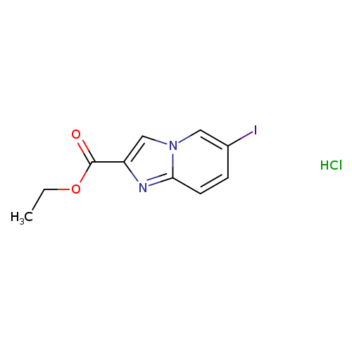 ethyl 6-iodoimidazo[1,2-a]pyridine-2-carboxylate hydrochloride