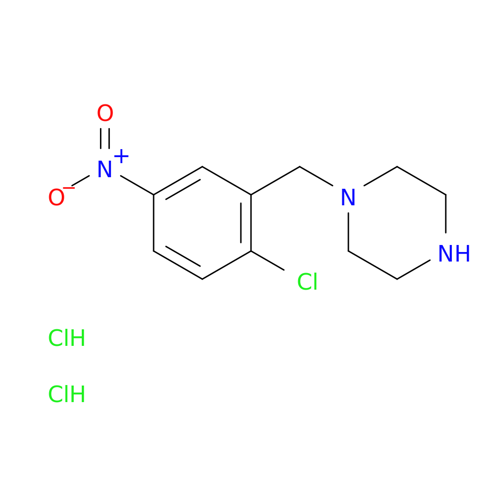 1-(2-Chloro-5-nitro-benzyl)-piperazine dihydrochloride
