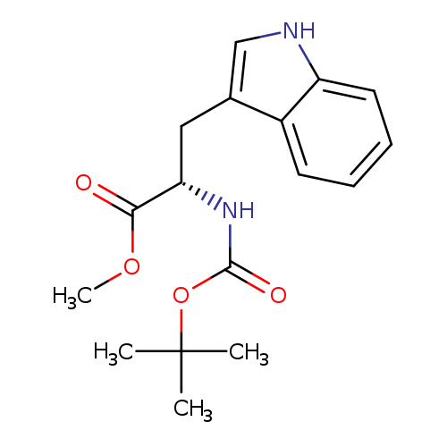 L-Tryptophan, N-[(1,1-dimethylethoxy)carbonyl]-, methyl ester