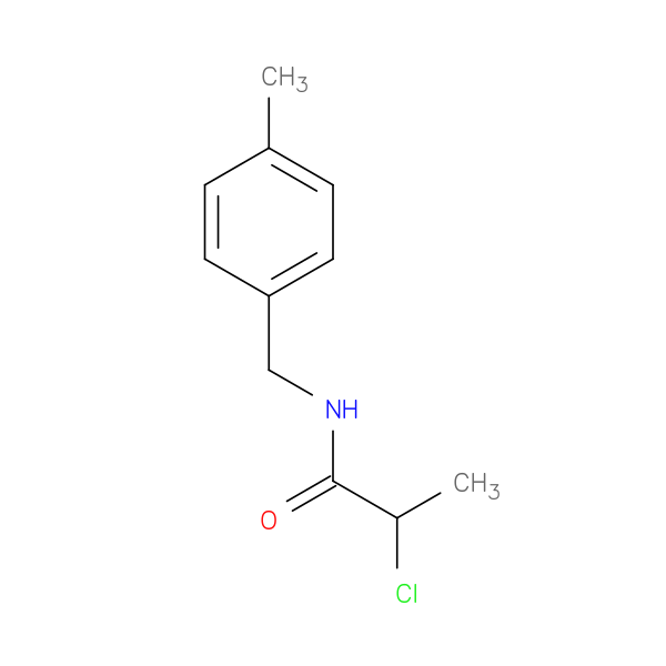 2-chloro-N-[(4-methylphenyl)methyl]propanamide