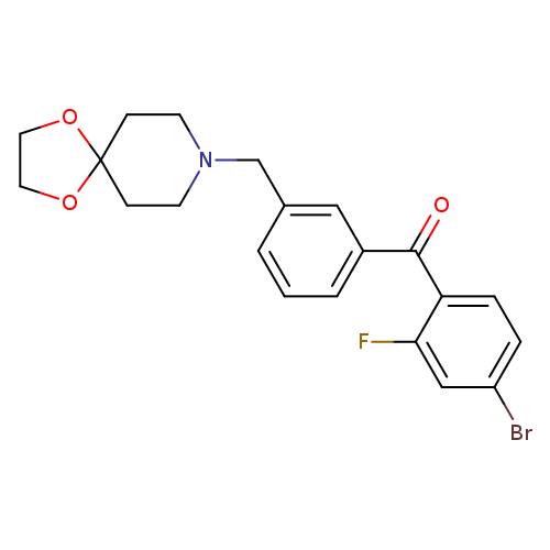 (3-(1,4-Dioxa-8-azaspiro[4.5]decan-8-ylmethyl)phenyl)(4-bromo-2-fluorophenyl)methanone