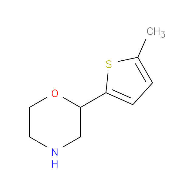 2-(5-methylthiophen-2-yl)morpholine