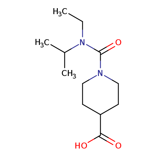 1-[Ethyl(propan-2-yl)carbamoyl]piperidine-4-carboxylic acid