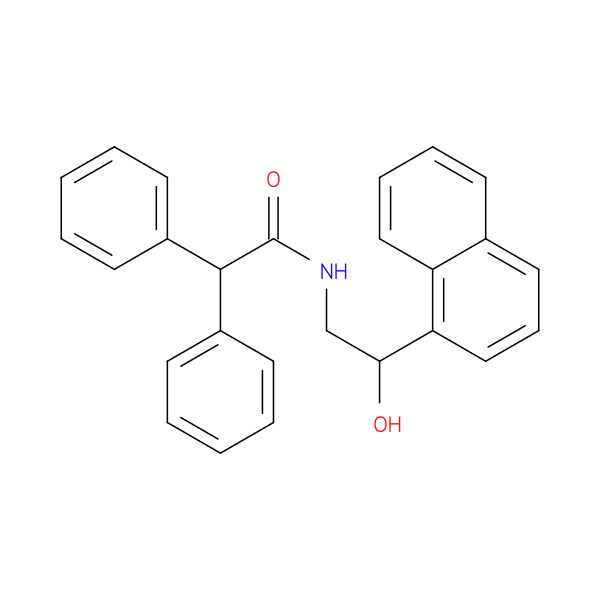 N-[2-hydroxy-2-(naphthalen-1-yl)ethyl]-2,2-diphenylacetamide