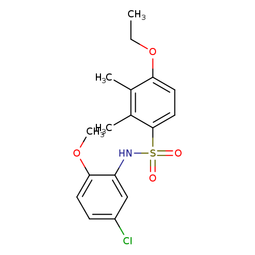 N-(5-chloro-2-methoxyphenyl)-4-ethoxy-2,3-dimethylbenzene-1-sulfonamide