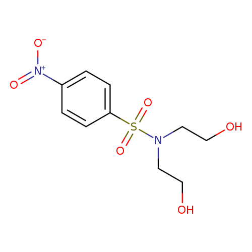 2-hydroxy-N-(2-hydroxyethyl)-S-(4-nitrophenyl)ethane-1-sulfonamido