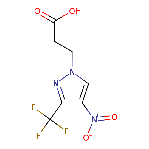 3-[4-Nitro-3-(trifluoromethyl)-1h-pyrazol-1-yl]propanoic acid