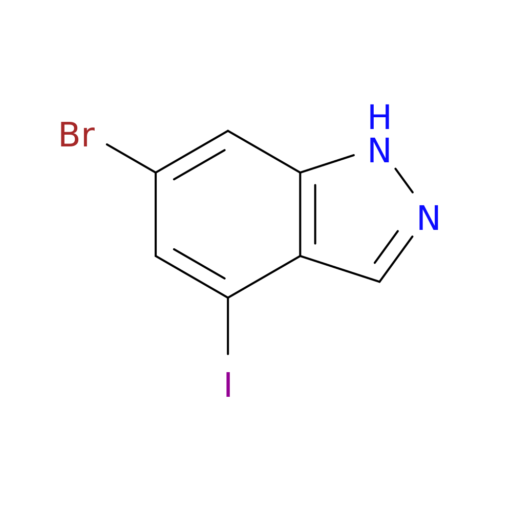 6-Bromo-4-iodo-1H-indazole