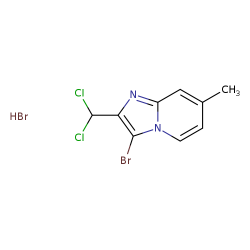 3-Bromo-2-dichloromethyl-7-methyl-imidazo[1,2-a]pyridine HBr