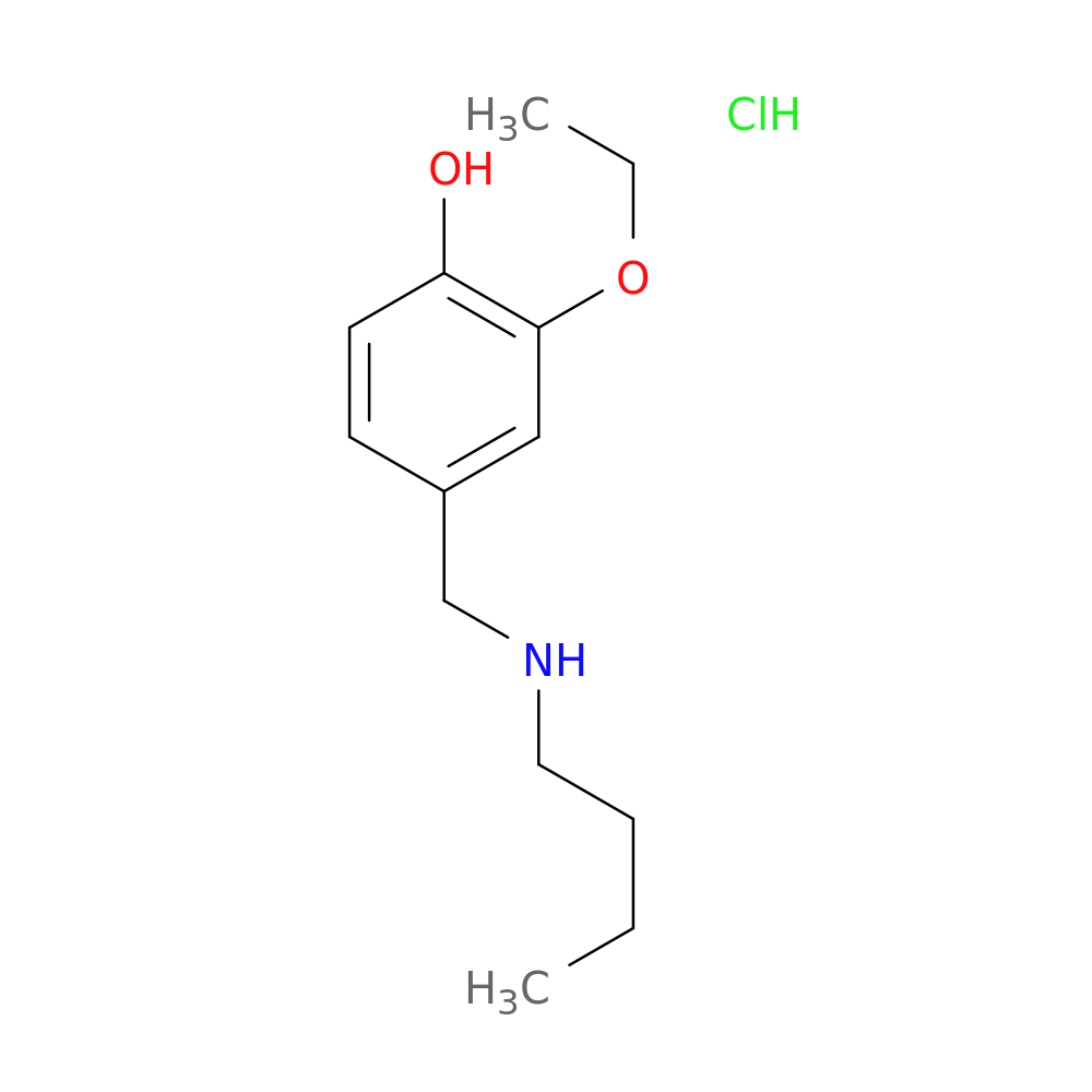 4-[(butylamino)methyl]-2-ethoxyphenol hydrochloride