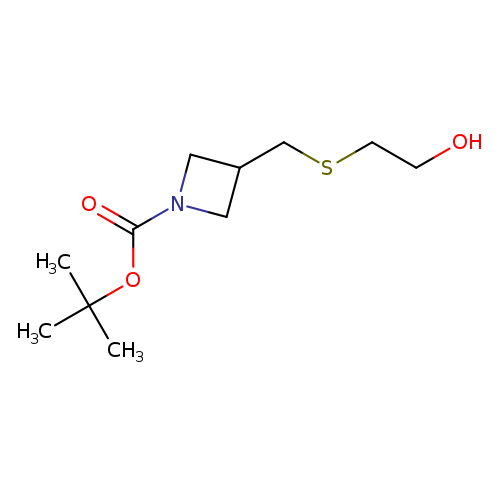 tert-butyl 3-{[(2-hydroxyethyl)sulfanyl]methyl}azetidine-1-carboxylate