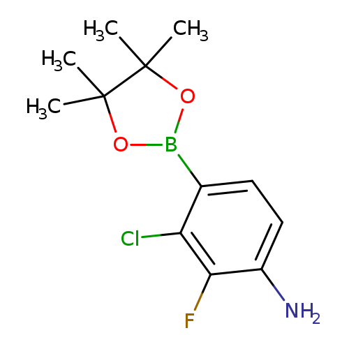 3-Chloro-2-fluoro-4-(4,4,5,5-tetramethyl-1,3,2-dioxaborolan-2-yl)aniline