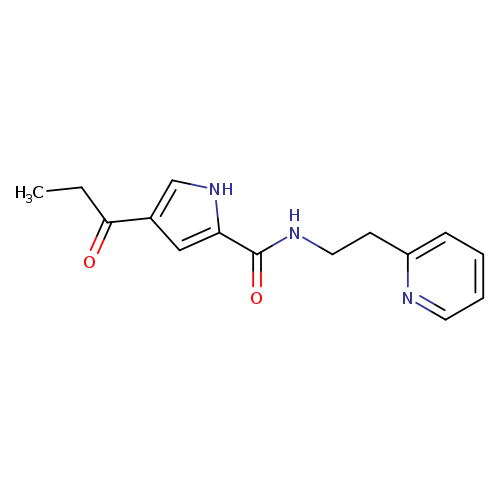 4-propanoyl-N-[2-(pyridin-2-yl)ethyl]-1H-pyrrole-2-carboxamide