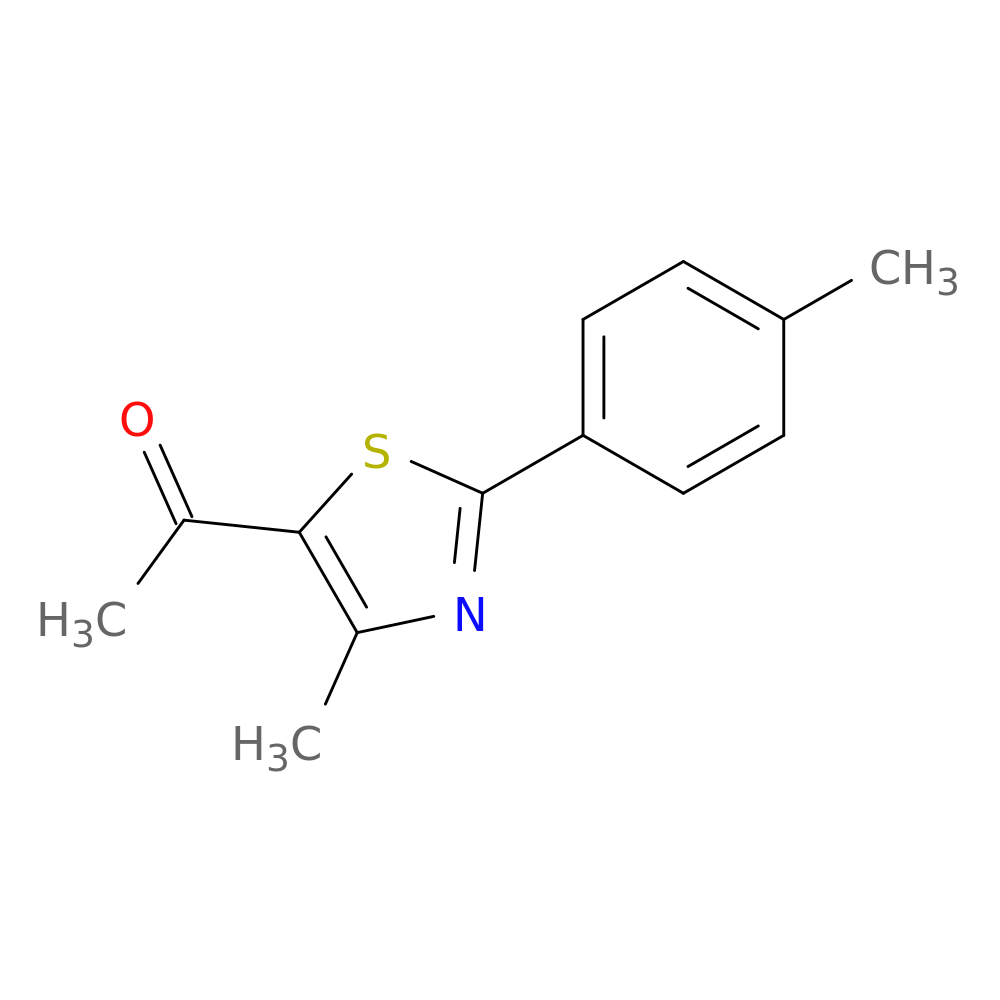 1-[4-methyl-2-(4-methylphenyl)-1,3-thiazol-5-yl]ethan-1-one