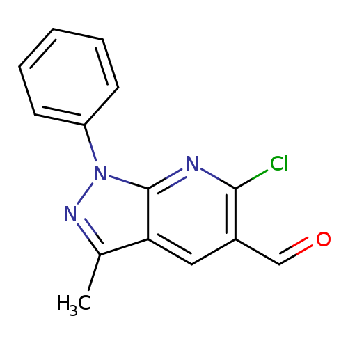 6-Chloro-3-methyl-1-phenyl-1H-pyrazolo[3,4-b]pyridine-5-carbaldehyde