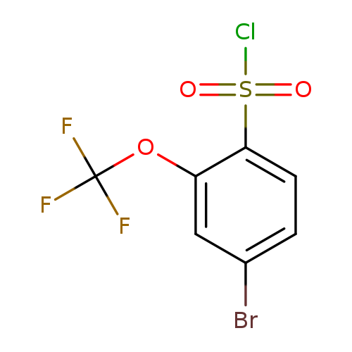 Benzenesulfonyl chloride, 4-bromo-2-(trifluoromethoxy)-