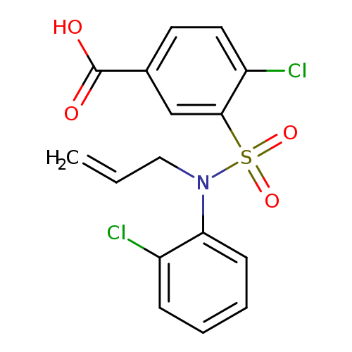 4-chloro-3-[(2-chlorophenyl)(prop-2-en-1-yl)sulfamoyl]benzoic acid