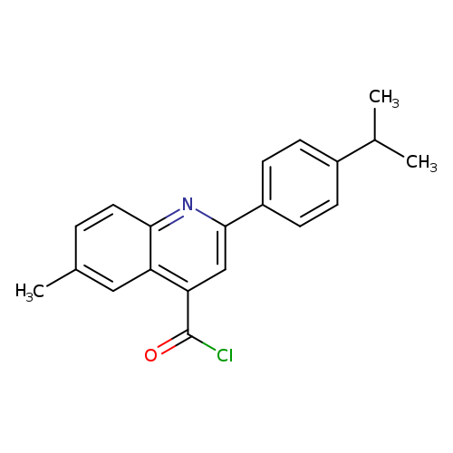 2-(4-Isopropylphenyl)-6-methylquinoline-4-carbonyl chloride