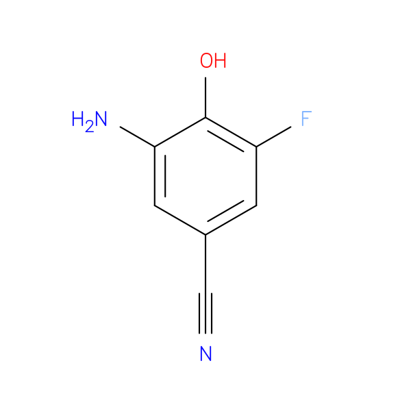 3-Amino-5-fluoro-4-hydroxybenzonitrile