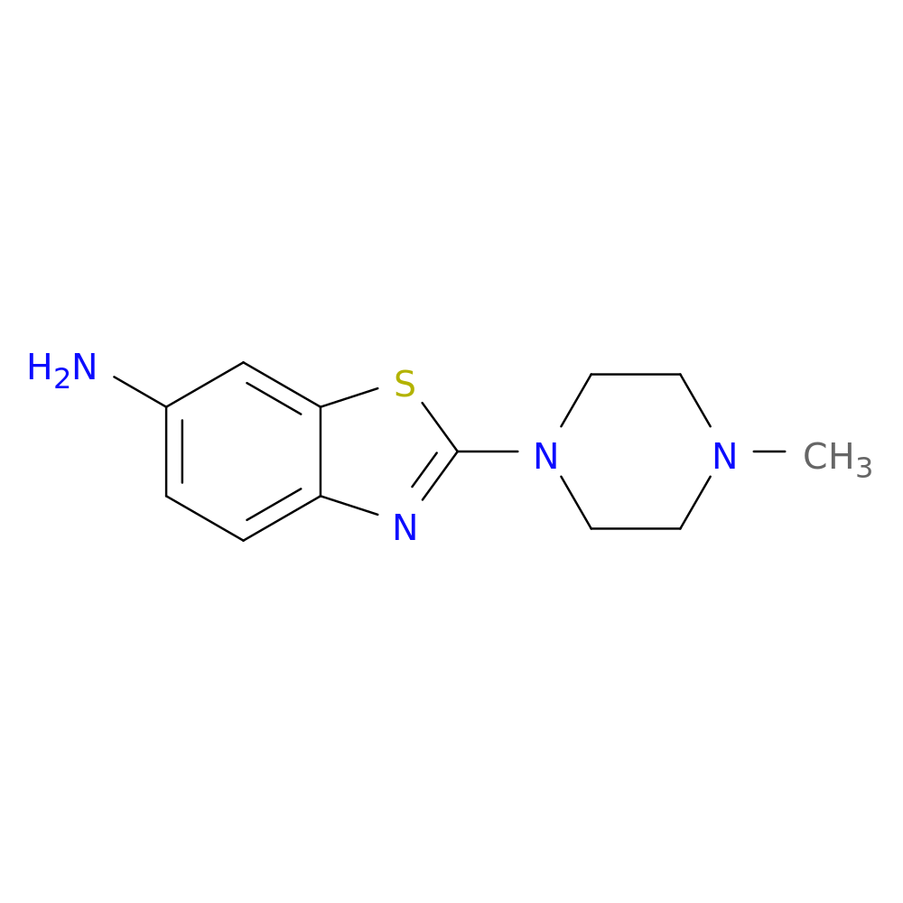 2-(4-methylpiperazin-1-yl)-1,3-benzothiazol-6-amine