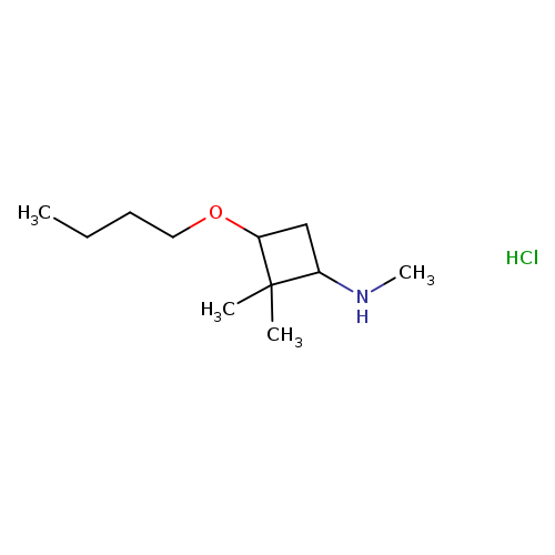 3-butoxy-N,2,2-trimethylcyclobutan-1-amine hydrochloride