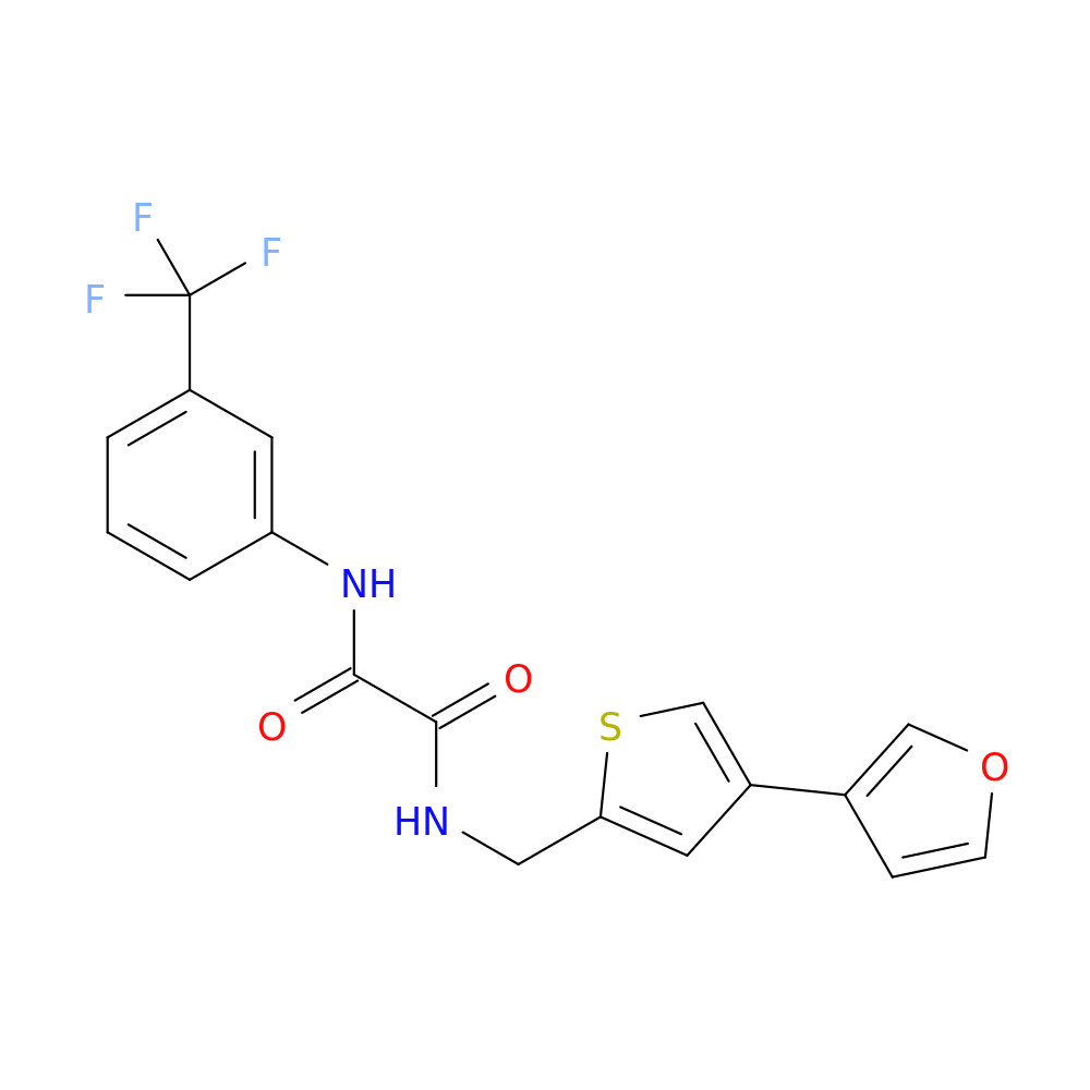N-{[4-(furan-3-yl)thiophen-2-yl]methyl}-N'-[3-(trifluoromethyl)phenyl]ethanediamide