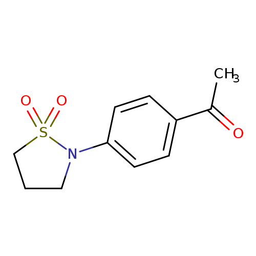 2-(4-acetylphenyl)-1,2-thiazolidine-1,1-dione